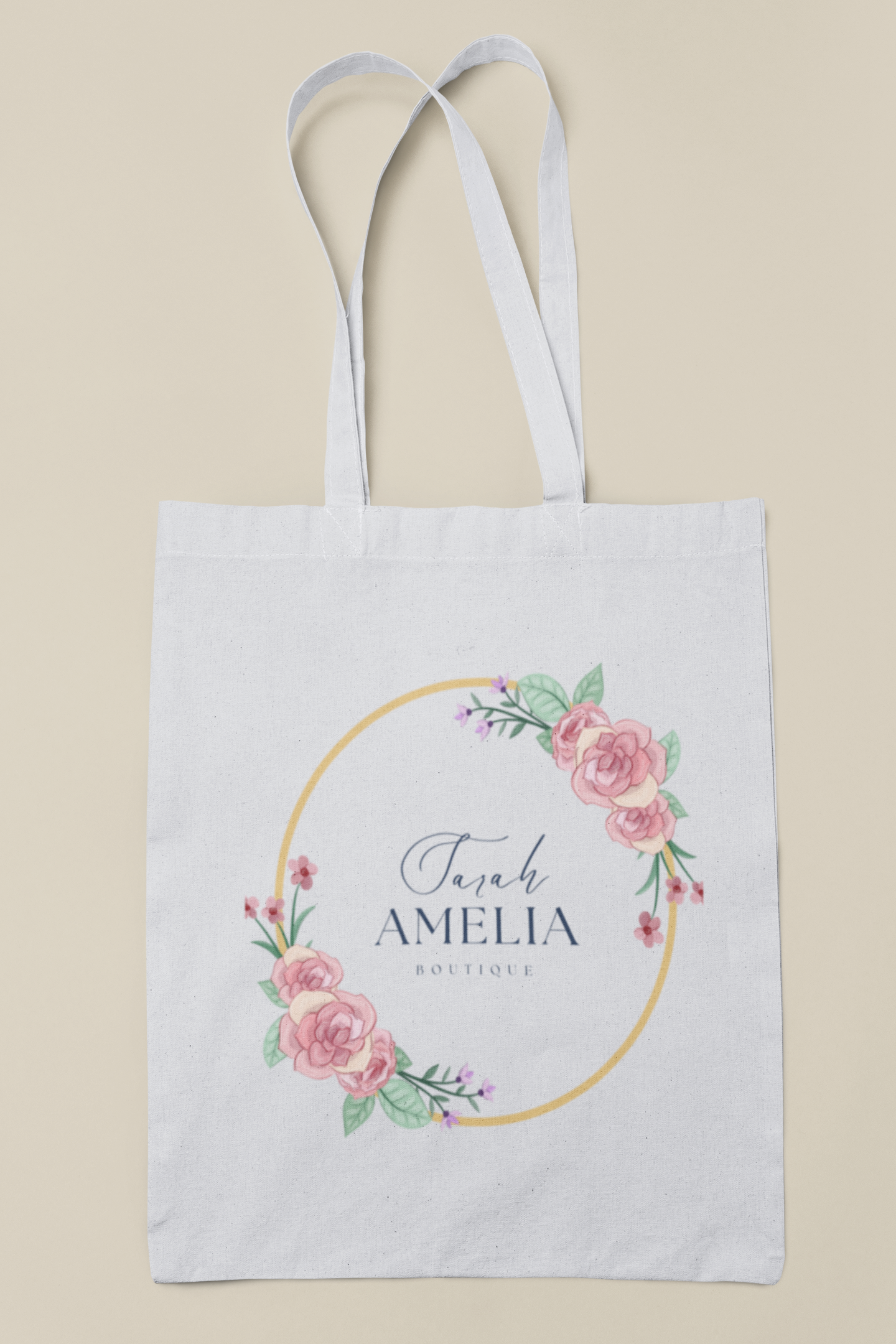 Custom Tote Bag – Personalized Everyday Canvas Tote (14″ x 14″)
