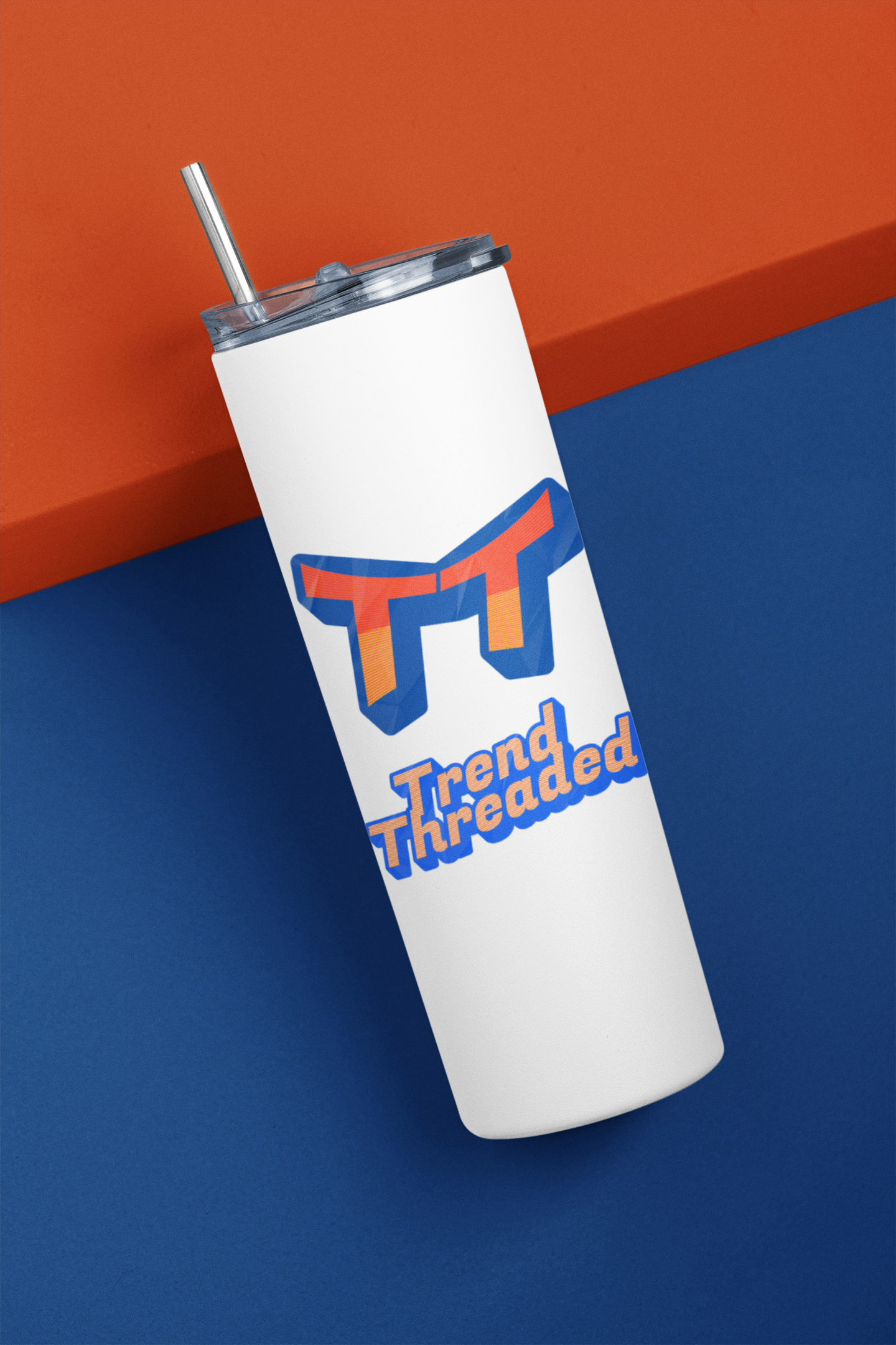 Custom branded skinny tumbler — 20oz