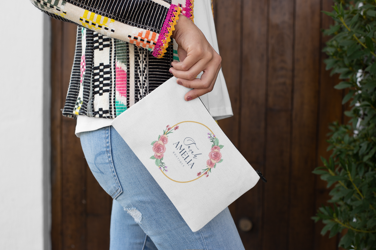 Custom Makeup Bag – Personalized Zipper Pouch